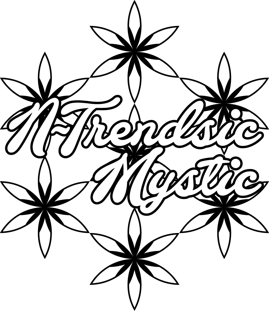 NTrendSic Mystic emblem showing stylized script lettering inside a simplified geometric mandala.