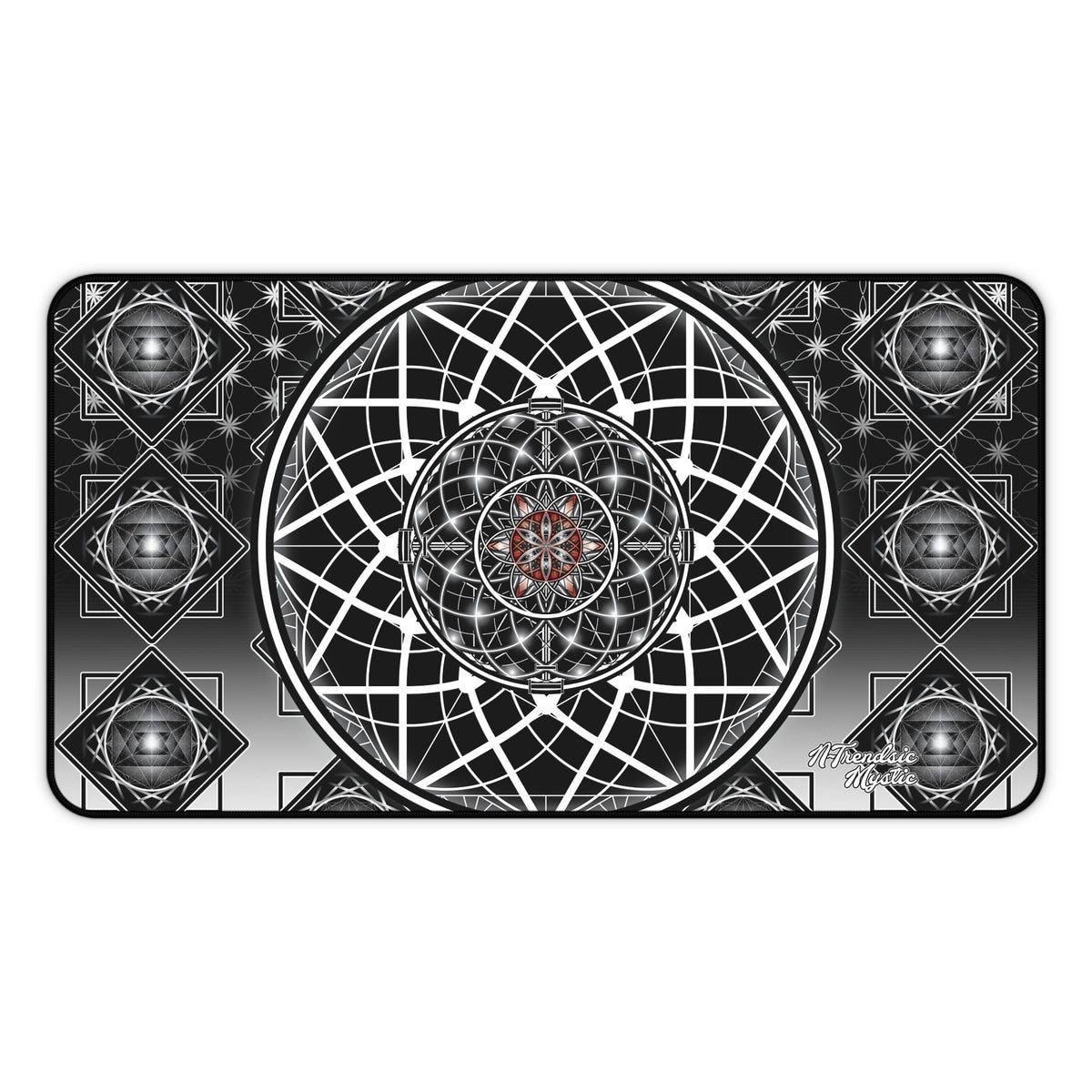 Ascension Grid Desk Mat – Sacred Workspace Portal