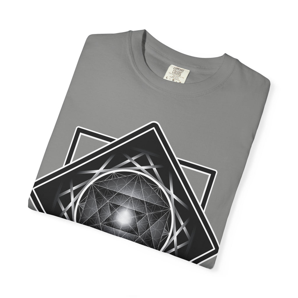 Merkaba Energy Tee – Geometric Art Unisex T-Shirt | Sacred Symbol Shirt | Boho Festival Fashion | Gift for Art Lovers
