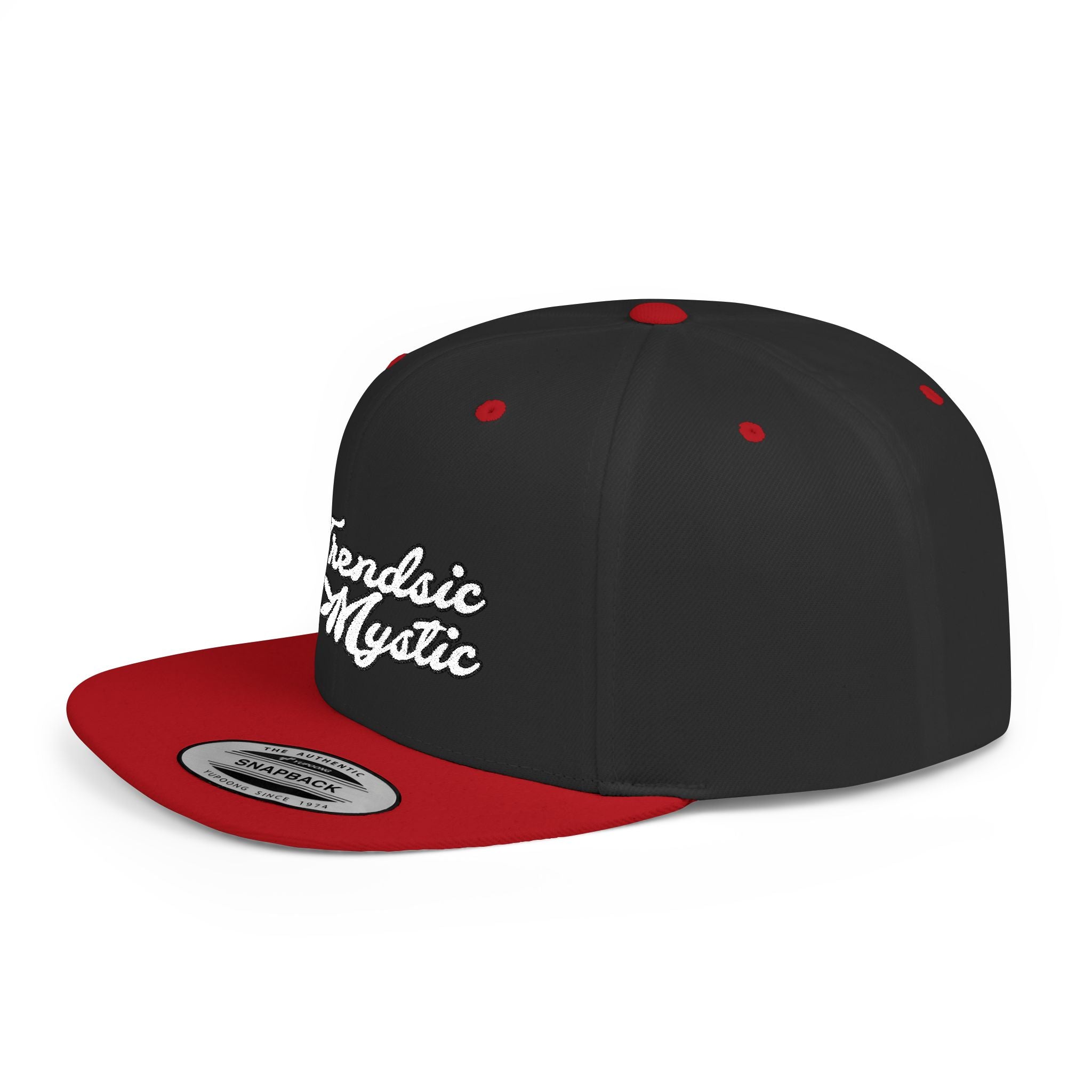 Mystic Emblem Cap with embroidered NTrendSic Mystic logo on structured 6-panel snapback with flat bill and adjustable closure