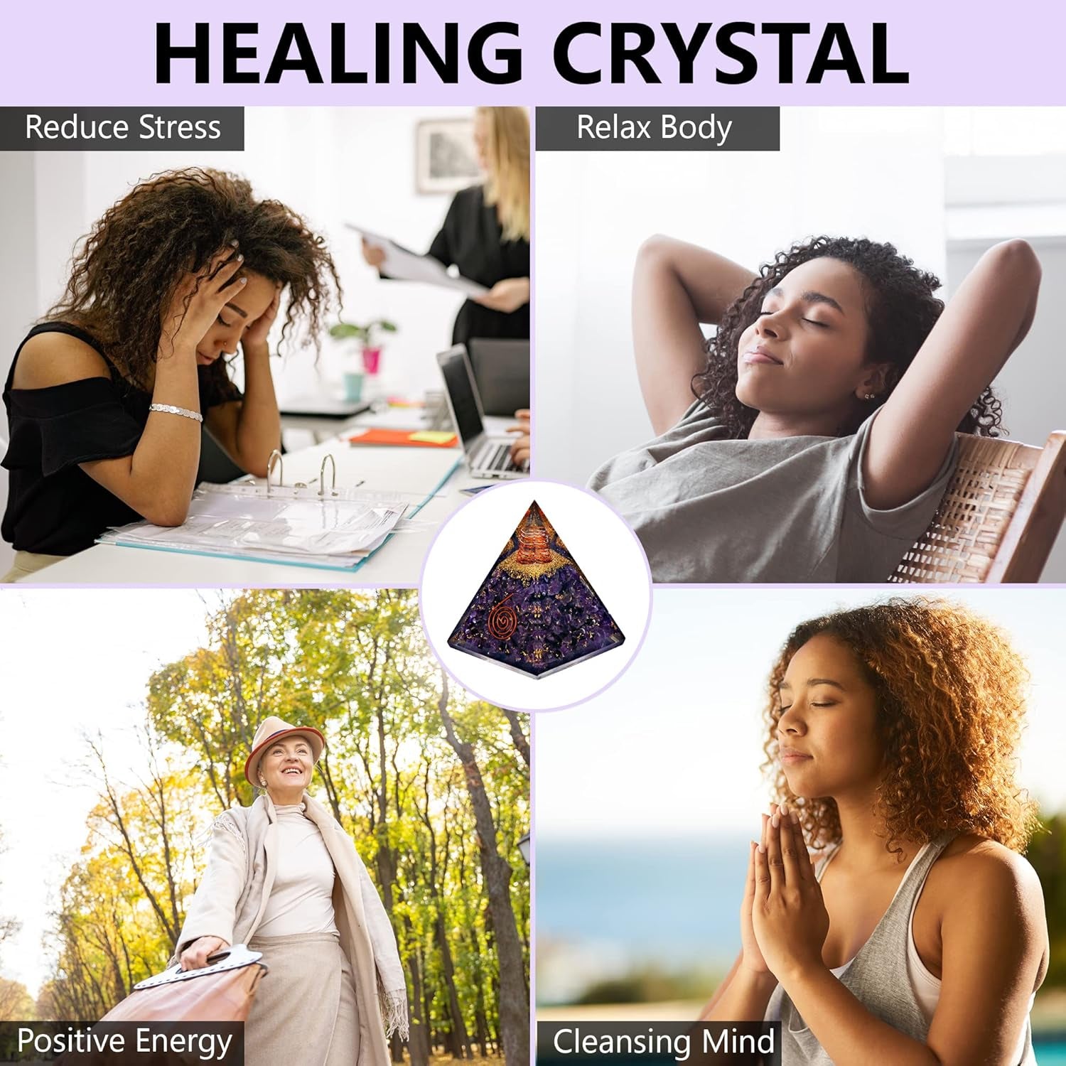 Orgone Pyramid – Handmade Crystal Orgone Generators with Flower of Life