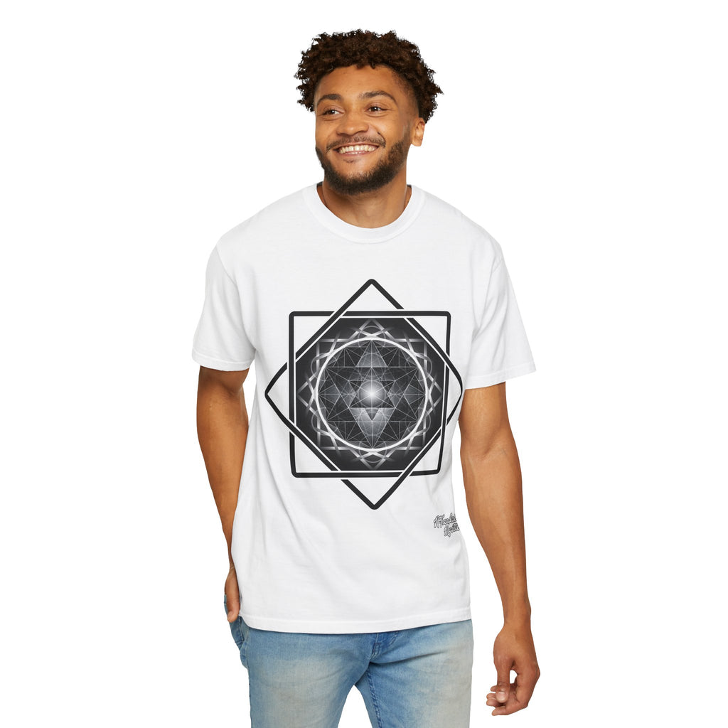Merkaba Energy Tee – Geometric Art Unisex T-Shirt | Sacred Symbol Shirt | Boho Festival Fashion | Gift for Art Lovers