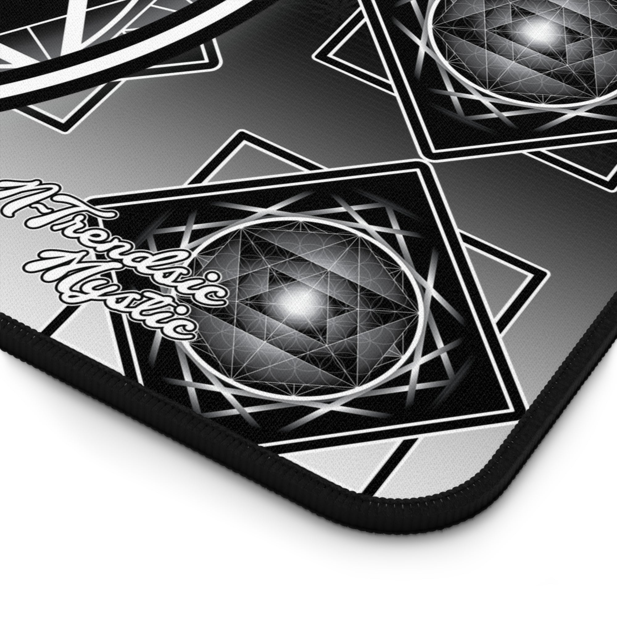 Ascension Grid Desk Mat – Sacred Workspace Portal