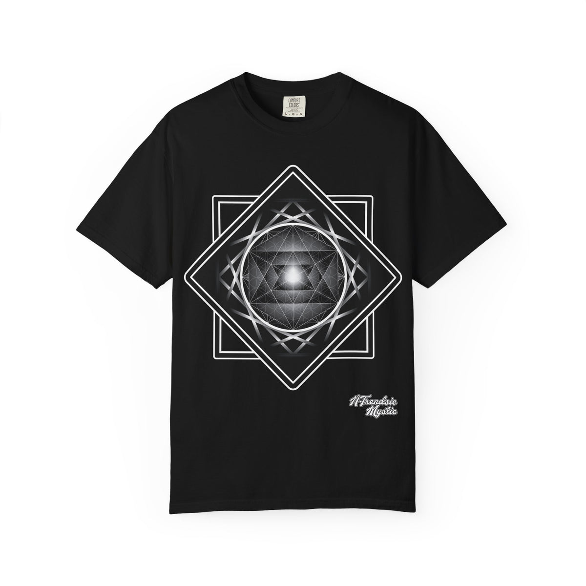Merkaba Energy Tee – Geometric Art Unisex T-Shirt | Sacred Symbol Shirt | Boho Festival Fashion | Gift for Art Lovers