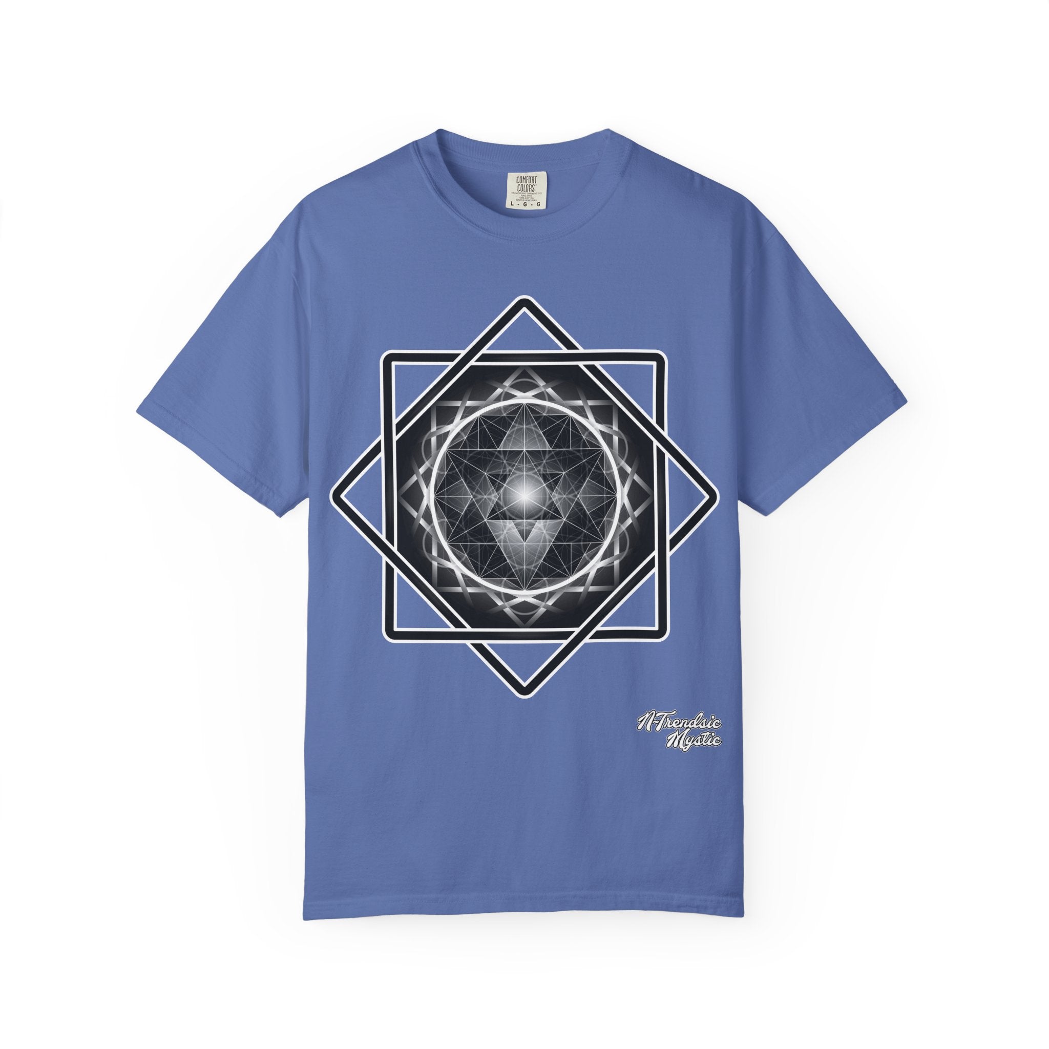 Merkaba Energy Tee – Geometric Art Unisex T-Shirt | Sacred Symbol Shirt | Boho Festival Fashion | Gift for Art Lovers