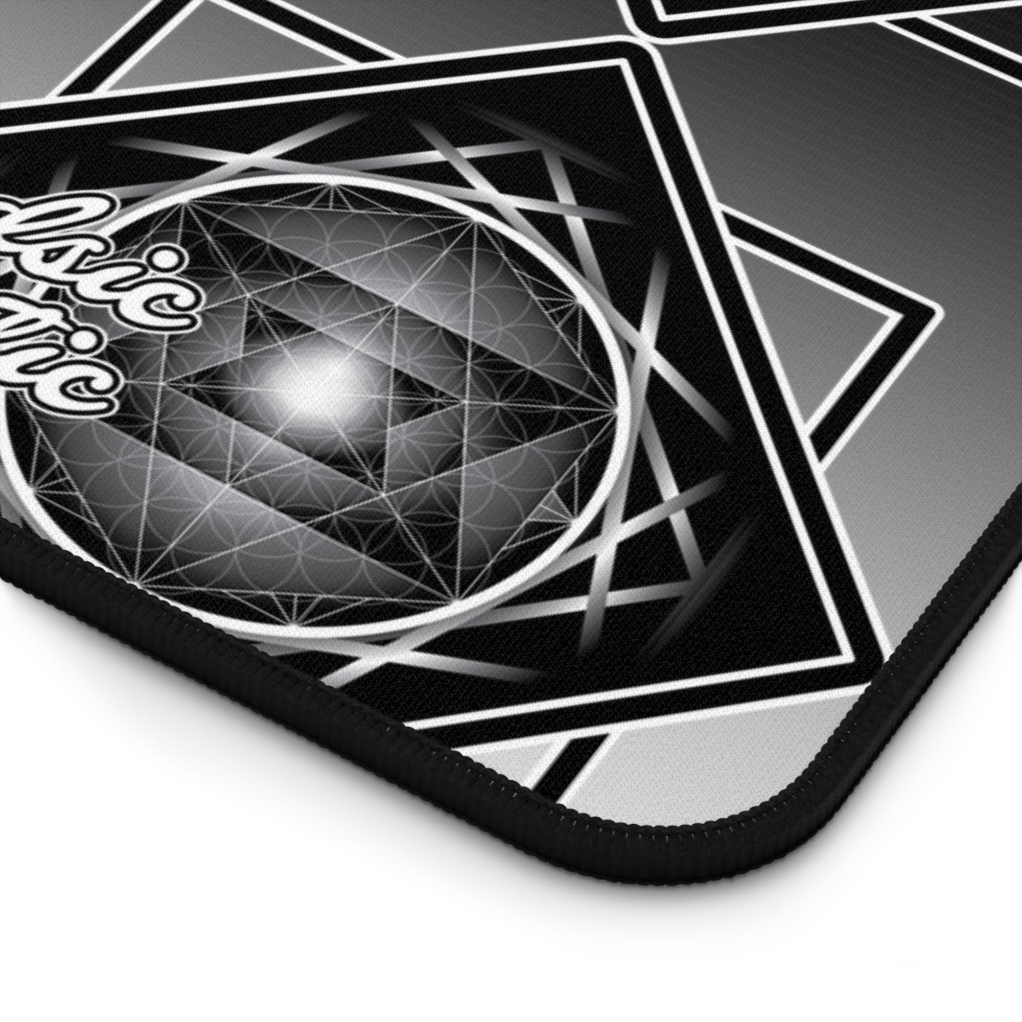 Ascension Grid Desk Mat – Sacred Workspace Portal