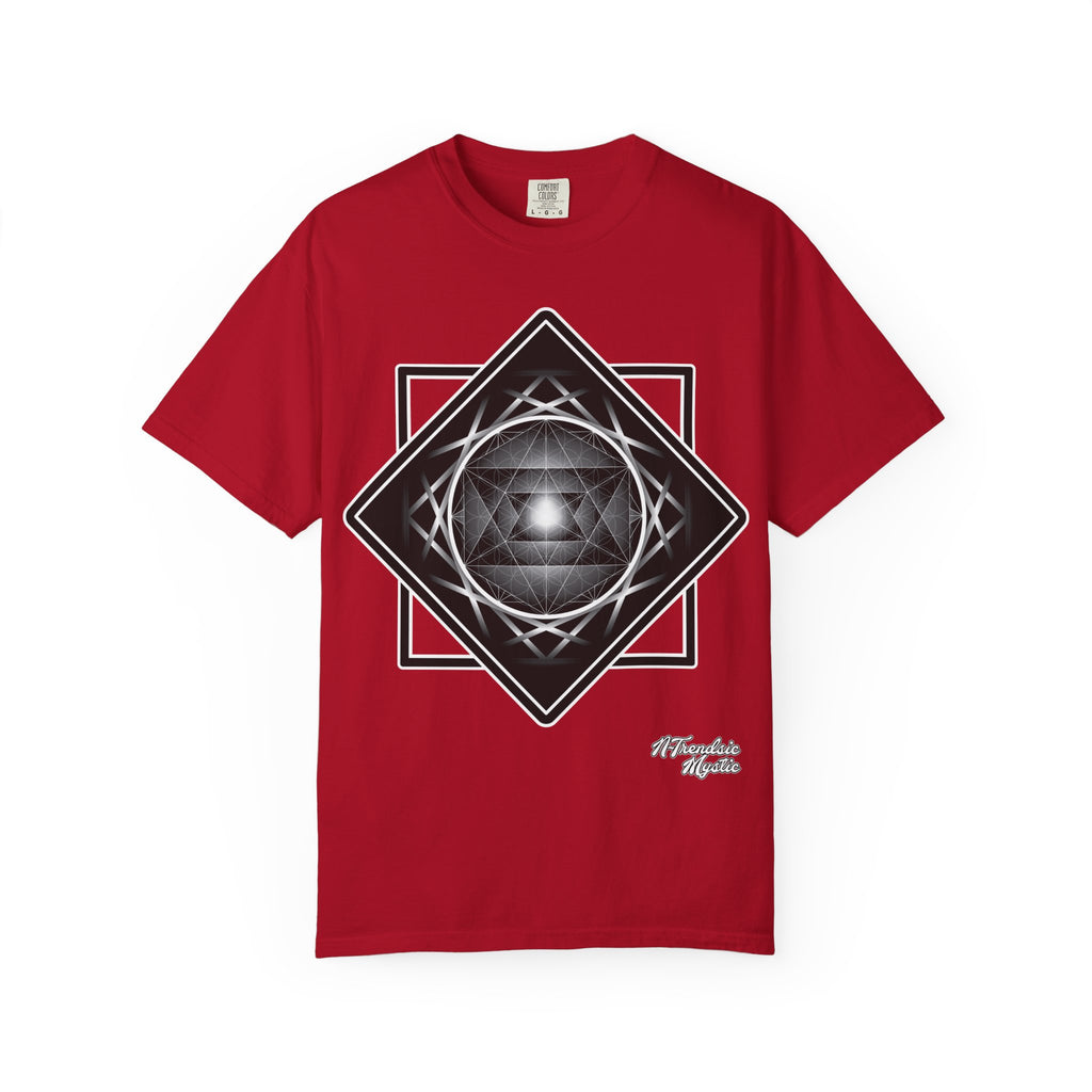 Merkaba Energy Tee – Geometric Art Unisex T-Shirt | Sacred Symbol Shirt | Boho Festival Fashion | Gift for Art Lovers