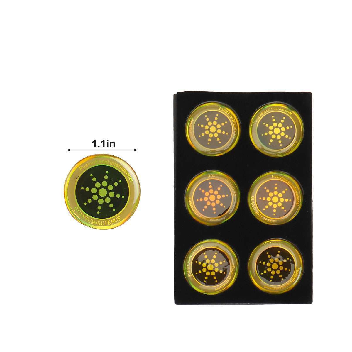 Quantum anti Radiation Shield 5G EMF Protection - Phones Laptops - 6 Stickers