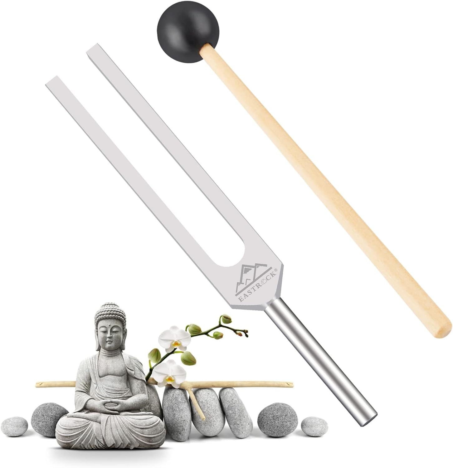 Chakra Tuning Fork Set – Sound Healing Instruments with Mallets, Bases & DNA Activation Frequencies