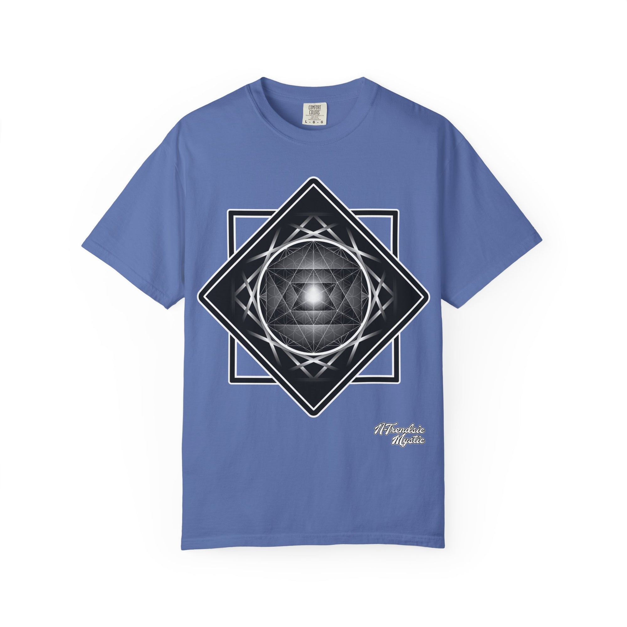 Merkaba Energy Tee – Geometric Art Unisex T-Shirt | Sacred Symbol Shirt | Boho Festival Fashion | Gift for Art Lovers
