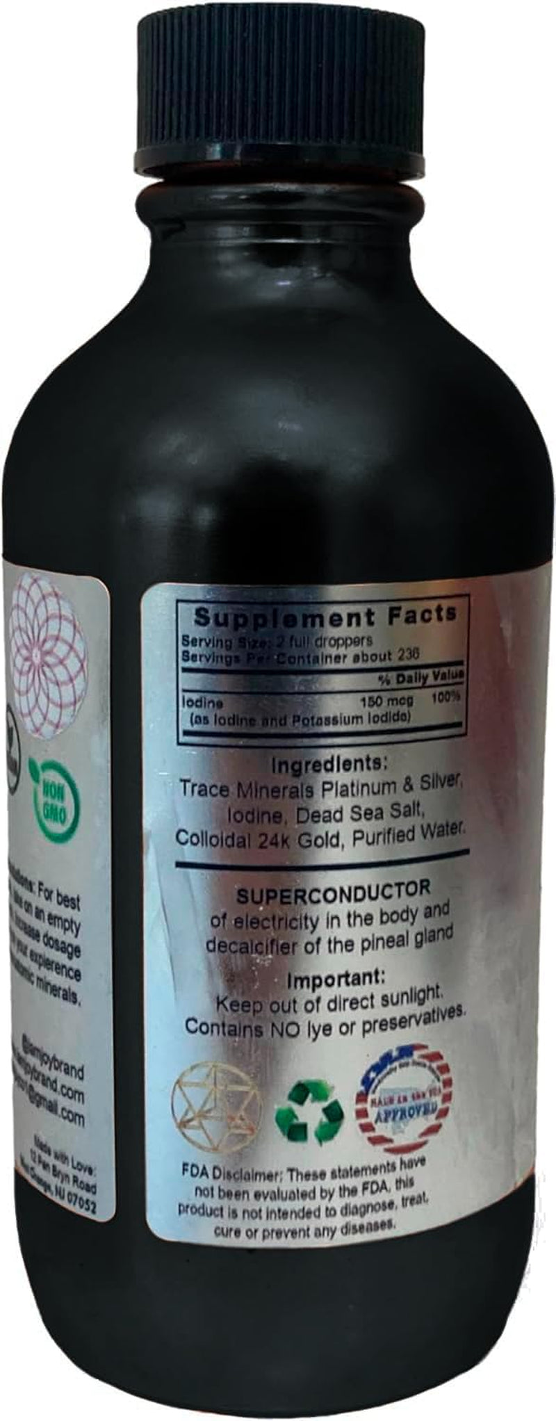 Ormus Ocean Nectar Monoatomic Gold + Iodine | Pineal Gland Detox | Mental Clarity