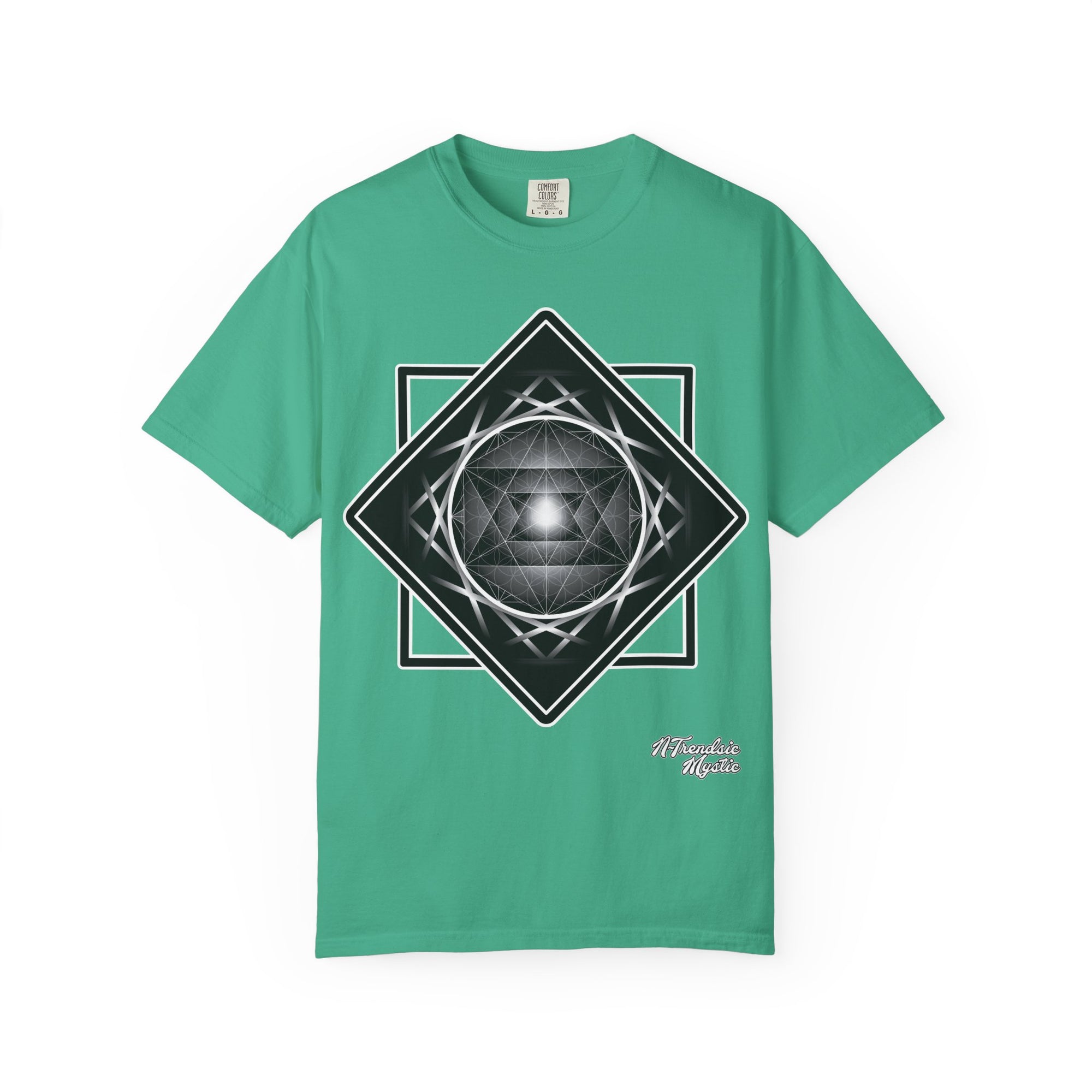 Merkaba Energy Tee – Geometric Art Unisex T-Shirt | Sacred Symbol Shirt | Boho Festival Fashion | Gift for Art Lovers