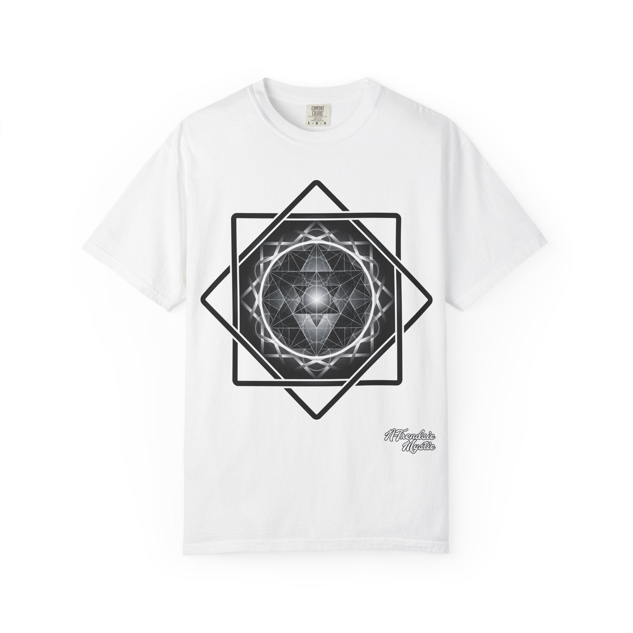 Merkaba Energy Tee – Geometric Art Unisex T-Shirt | Sacred Symbol Shirt | Boho Festival Fashion | Gift for Art Lovers