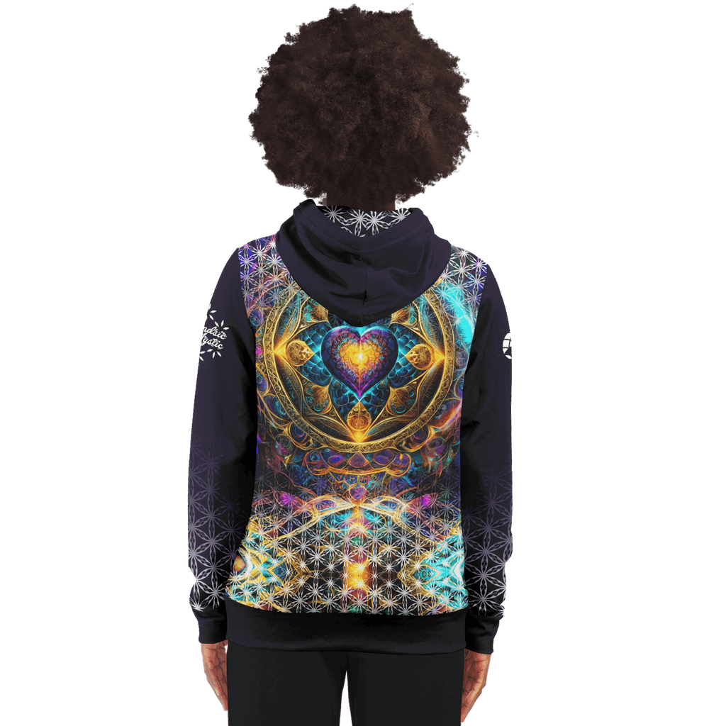 Mystic Euphony - Fashion Zip-Up Hoodie - AOP