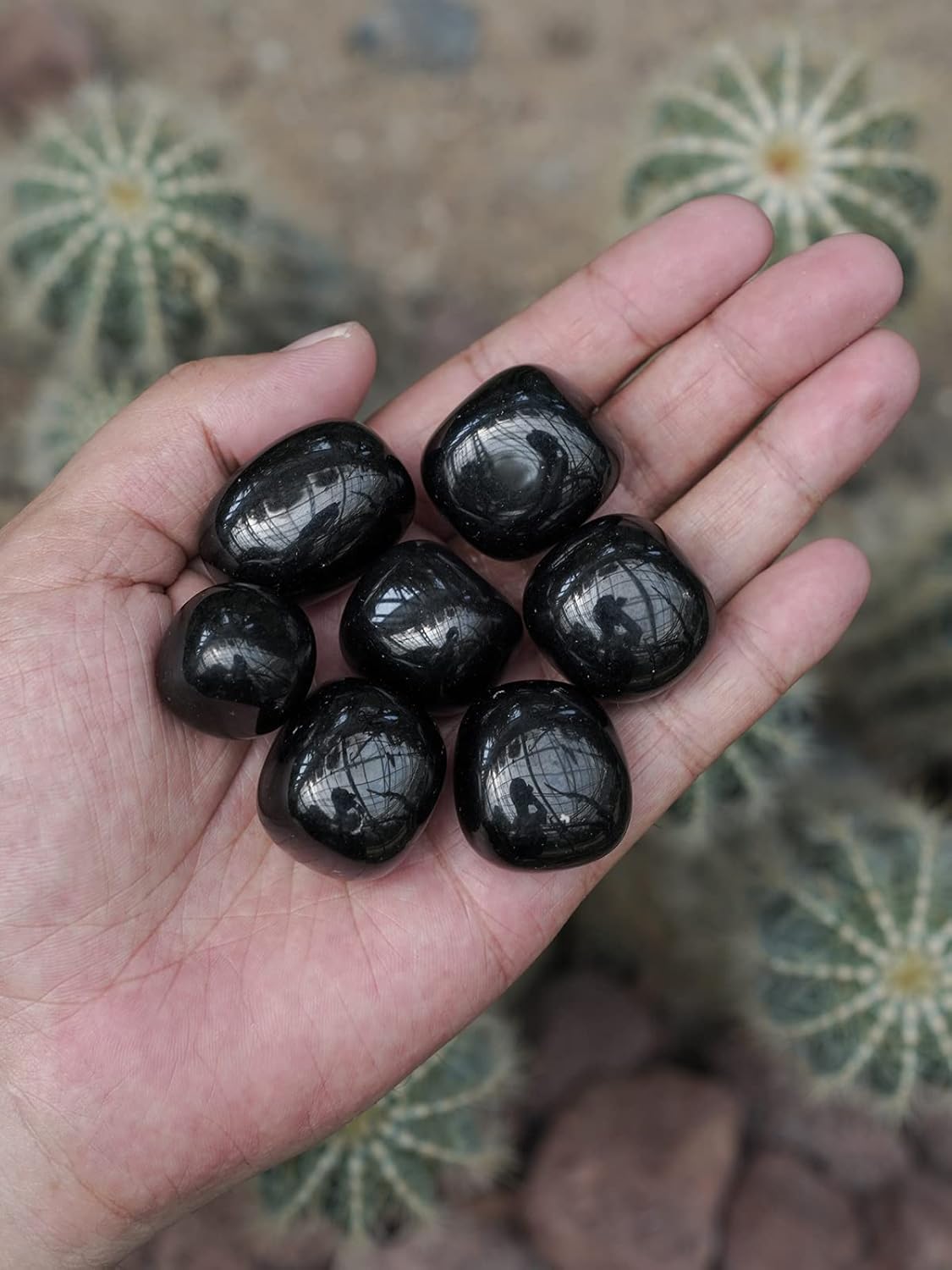 1/2 lb Tumbled Healing Crystals | Obsidian, Amethyst, Quartz, Aventurine, Jasper, Rose Quartz & Tiger Eye Stones (Polished 20–50mm)