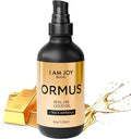 Mystic Ormus Gold Oil — monoatomic gold elixir in a dark glass bottle with dropper for inner clarity and energy alignment