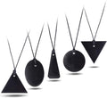Shungite Crystal Necklace Set – Handcrafted Chakra Pendants for Energy Alignment & Style