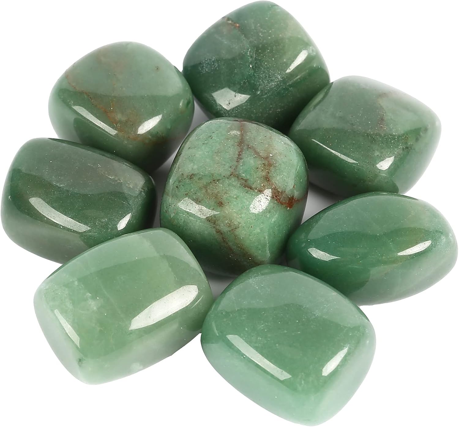 1/2 lb Tumbled Healing Crystals | Obsidian, Amethyst, Quartz, Aventurine, Jasper, Rose Quartz & Tiger Eye Stones (Polished 20–50mm)