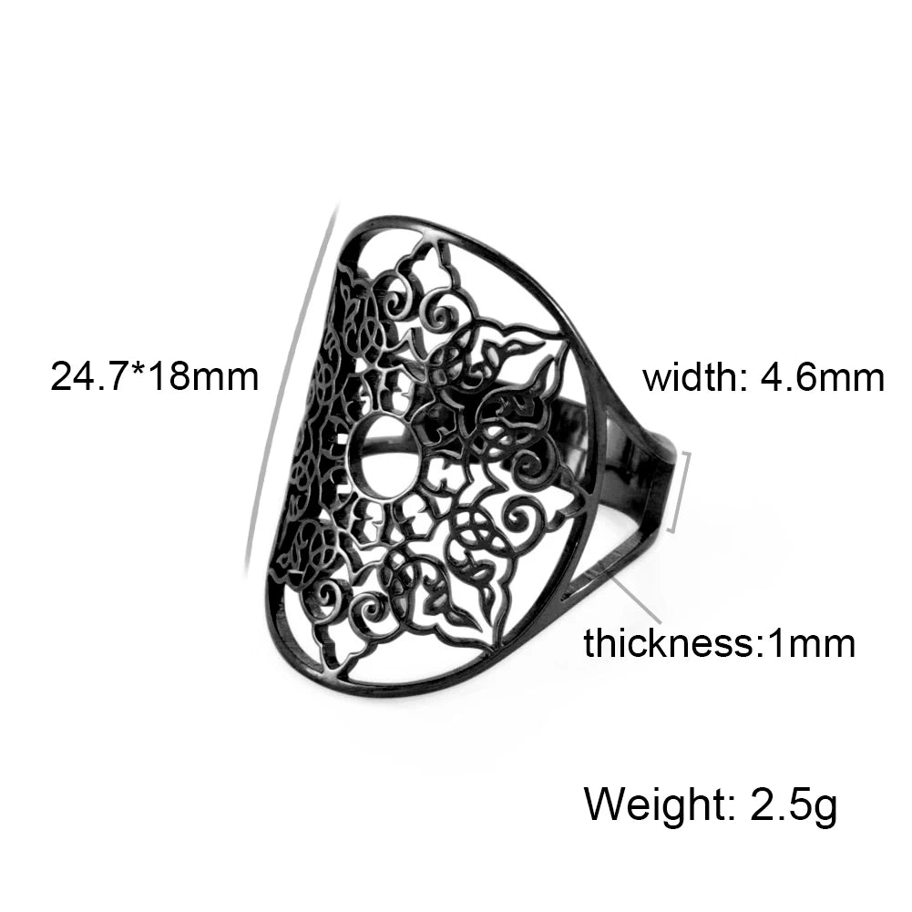 Sacred Geometry Ring –  Flower of Life | Metatron’s Cube | and More