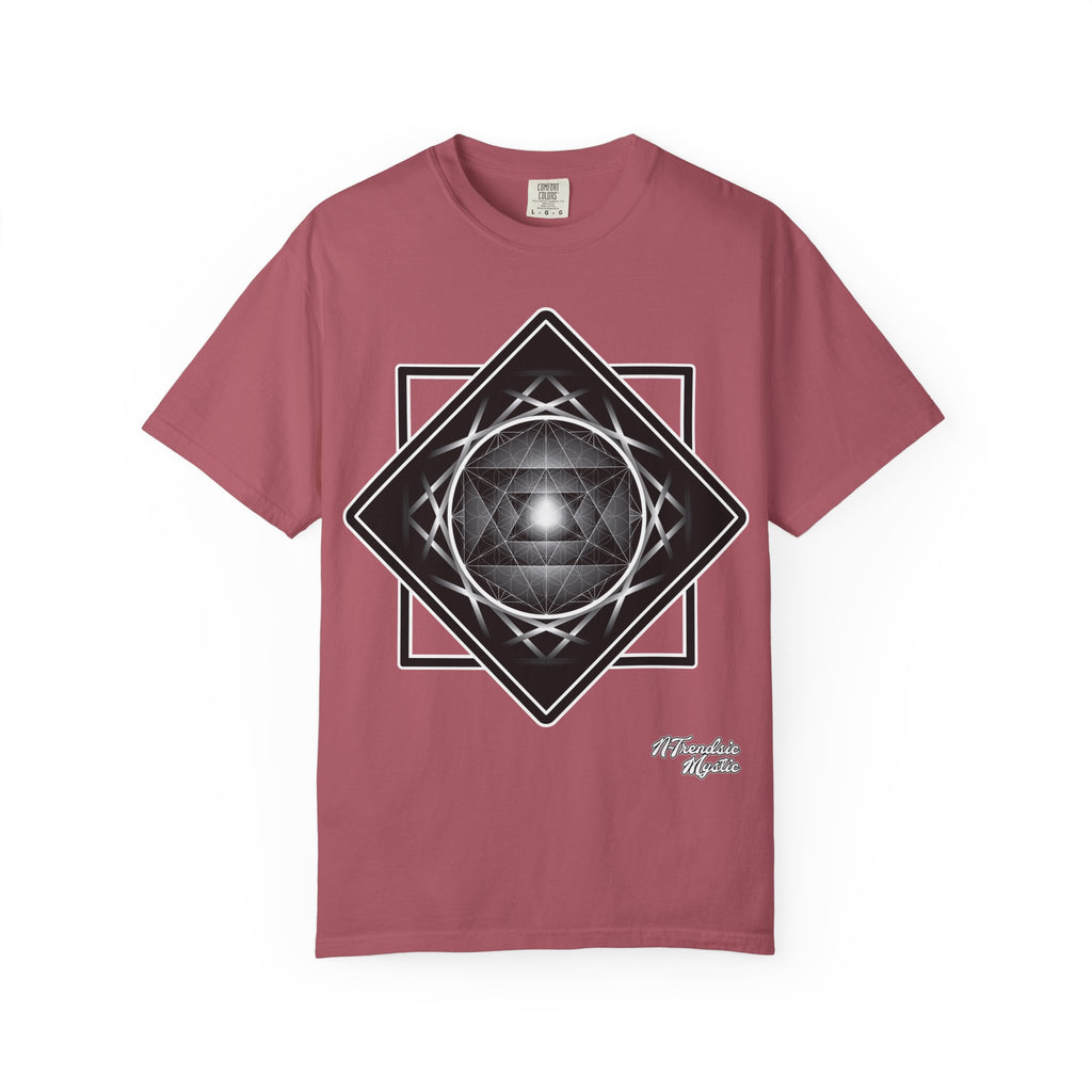 Merkaba Energy Tee – Geometric Art Unisex T-Shirt | Sacred Symbol Shirt | Boho Festival Fashion | Gift for Art Lovers
