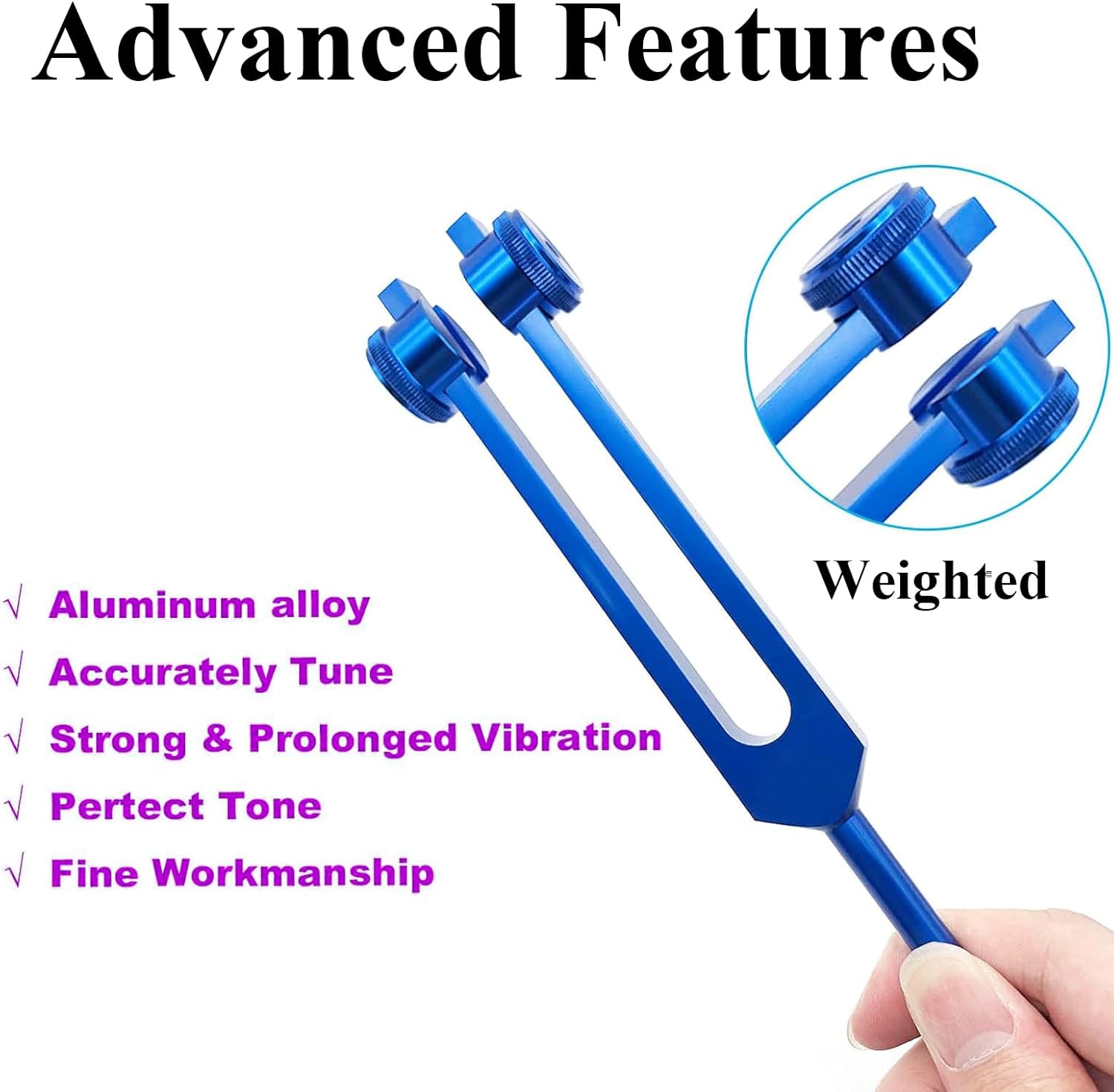Ethereal Resonance: Mystic Tuning Fork Collection - Weighted and Unweighted with Accessories