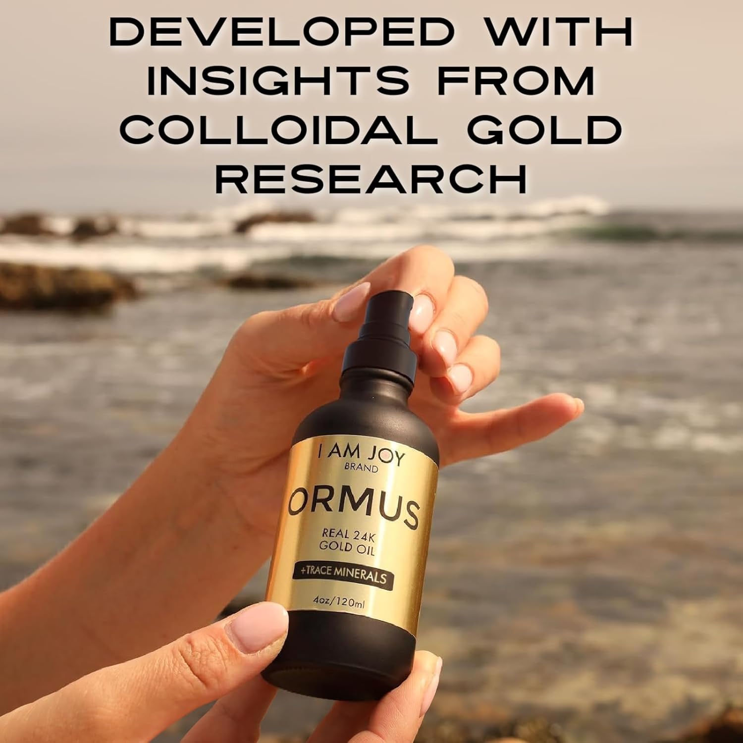 Mystic Ormus Gold Oil – Monoatomic Mineral Elixir for Inner Clarity & Energy Flow (4oz)
