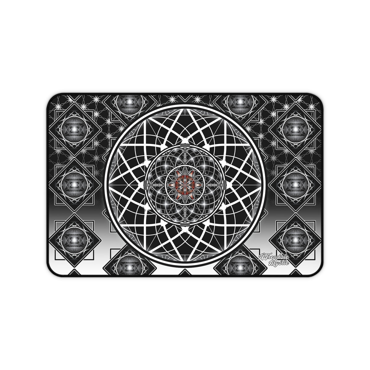 Ascension Grid Desk Mat – Sacred Workspace Portal