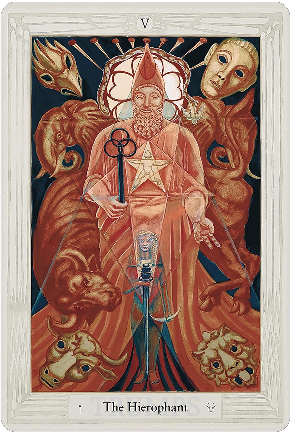 Crowley Thoth Tarot – Premier Edition | Small 78-Card Deck with Hardcover Guide