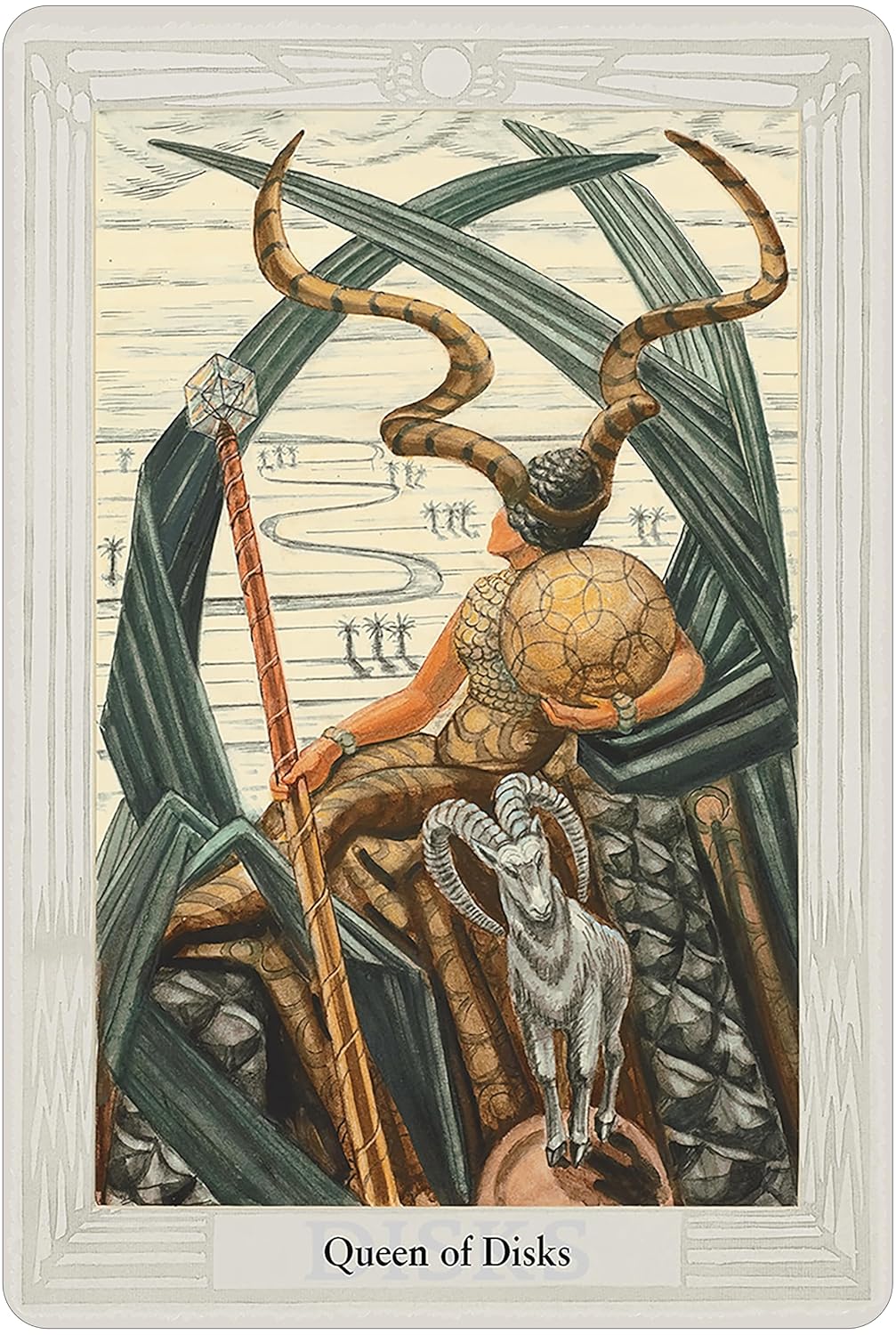 Crowley Thoth Tarot – Premier Edition | Small 78-Card Deck with Hardcover Guide