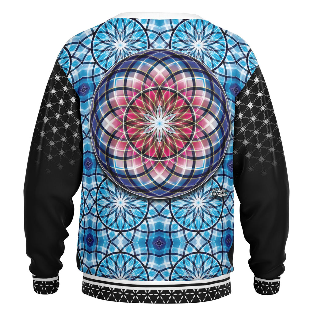 NTrendSic Mystic Cardigan – Sacred Geometry Mandala AOP Streetwear Sweater