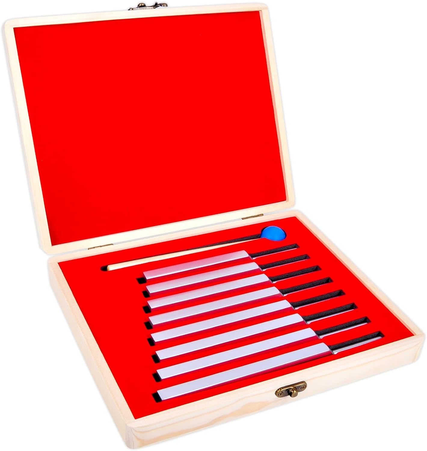 Chakra Tuning Fork Set – Sound Healing Instruments with Mallets, Bases & DNA Activation Frequencies
