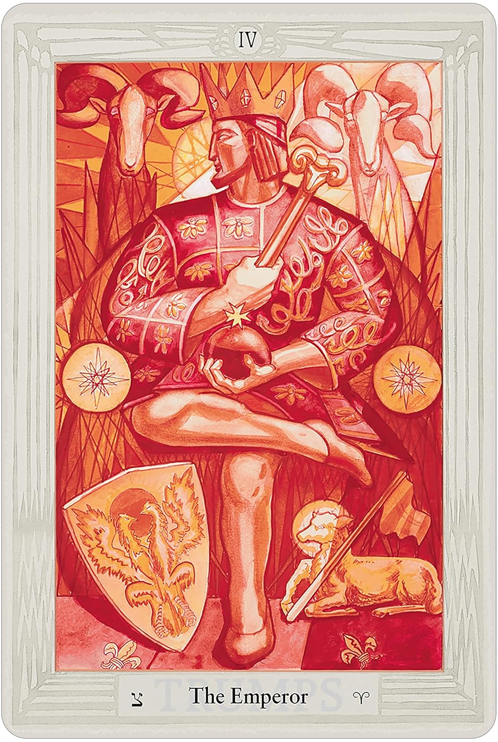 Crowley Thoth Tarot – Premier Edition | Small 78-Card Deck with Hardcover Guide
