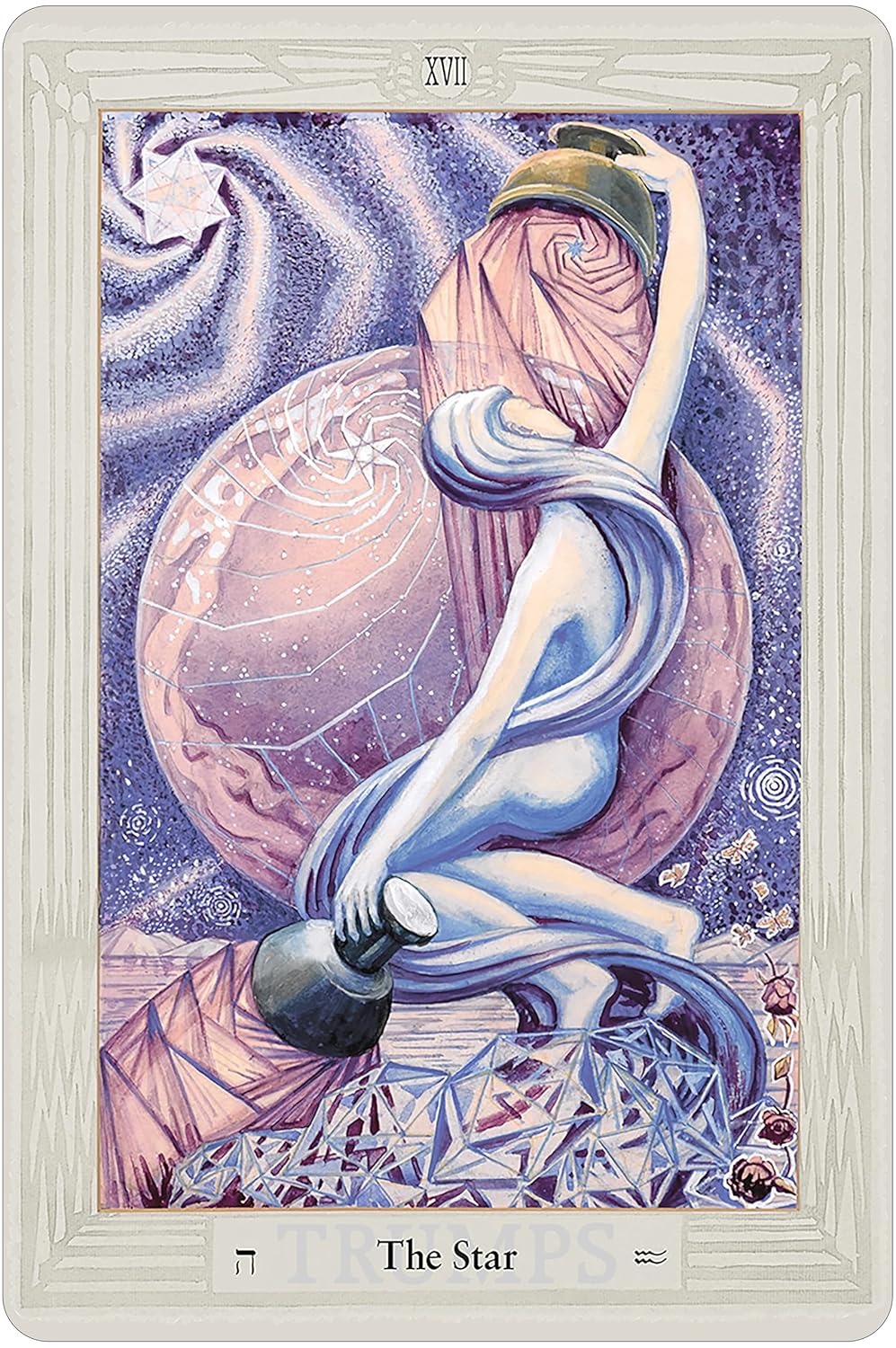 Crowley Thoth Tarot – Premier Edition | Small 78-Card Deck with Hardcover Guide