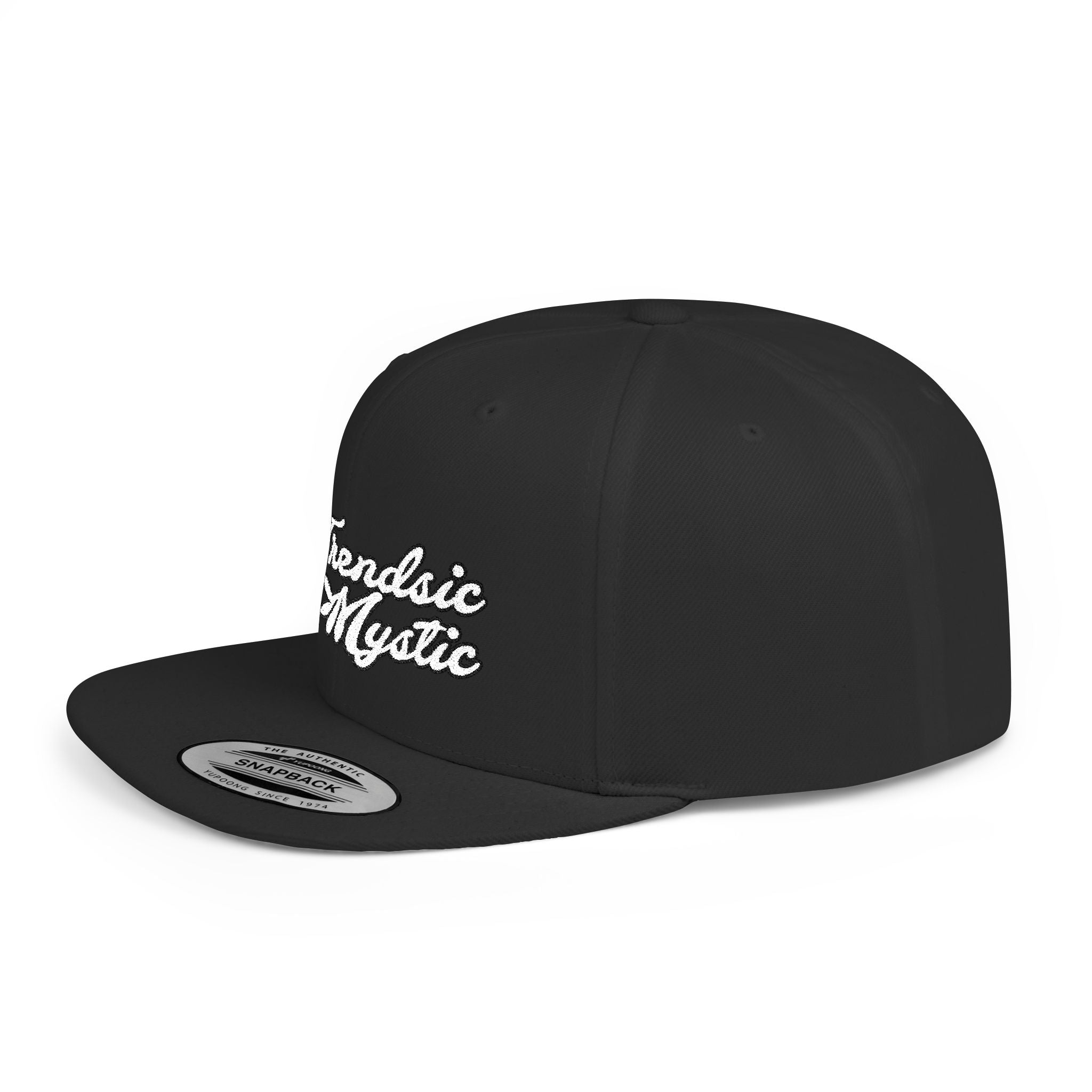Mystic Emblem Cap with embroidered NTrendSic Mystic logo on structured 6-panel snapback with flat bill and adjustable closure