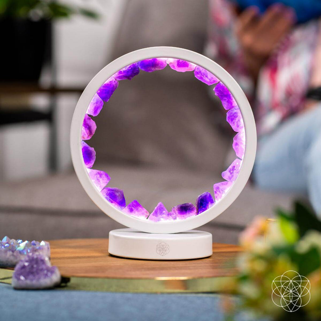 Stress Less, Sleep More – Amethyst Healing Lamp