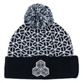 Isomatrix Black White Pom Beanie