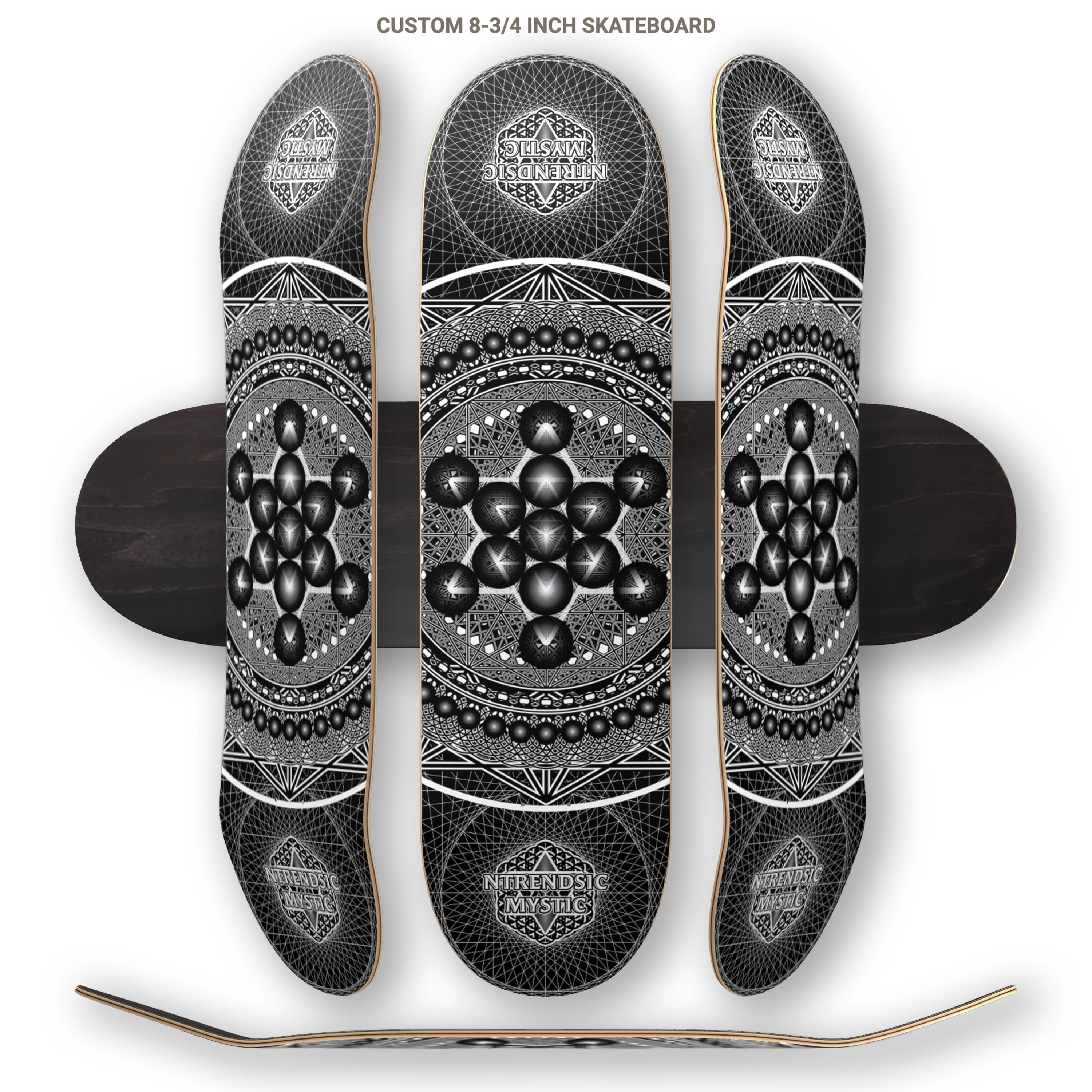 KEYSTONE KNIGHT | Custom Skateboard Deck (8.75")