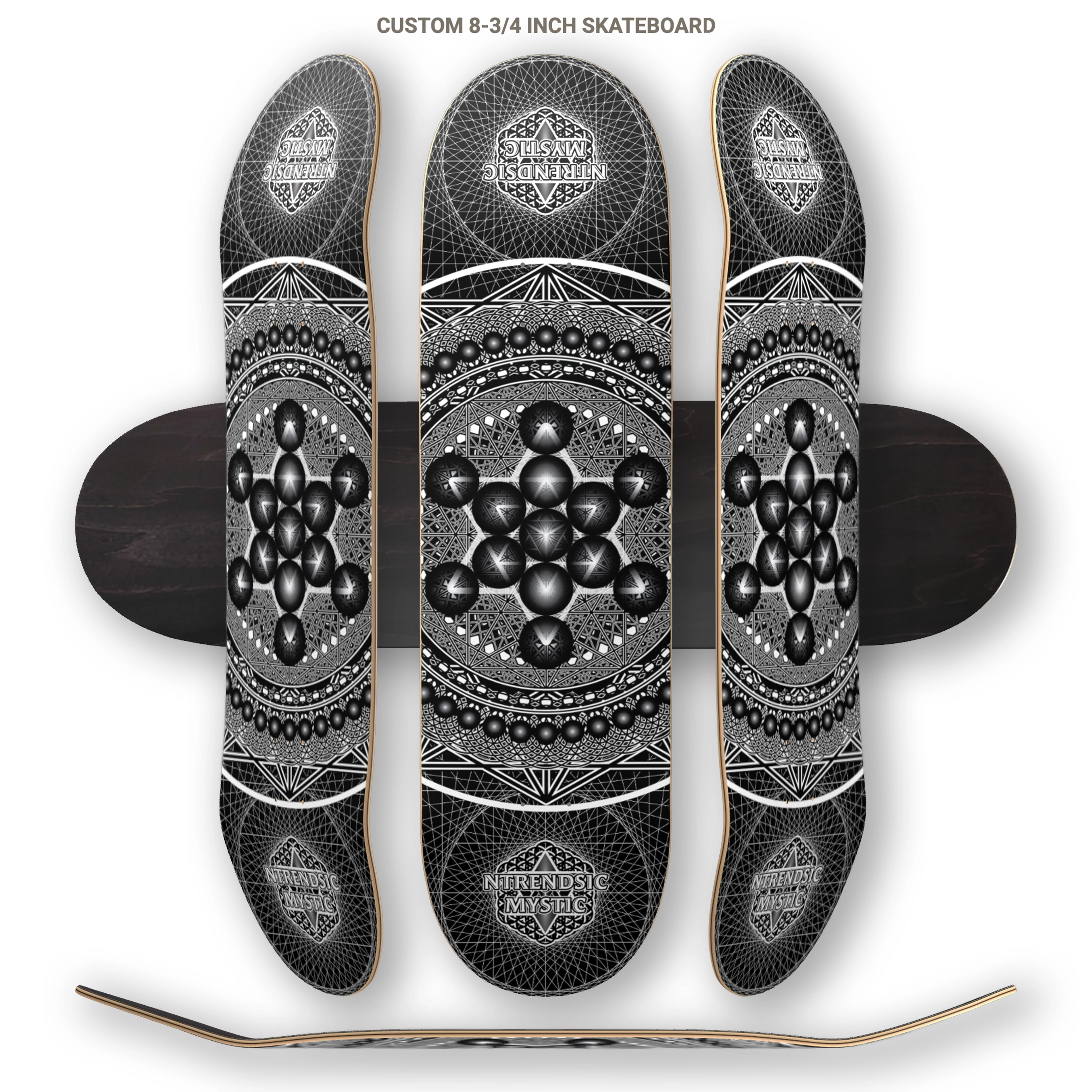 KEYSTONE KNIGHT | Custom Skateboard Deck (8.75")