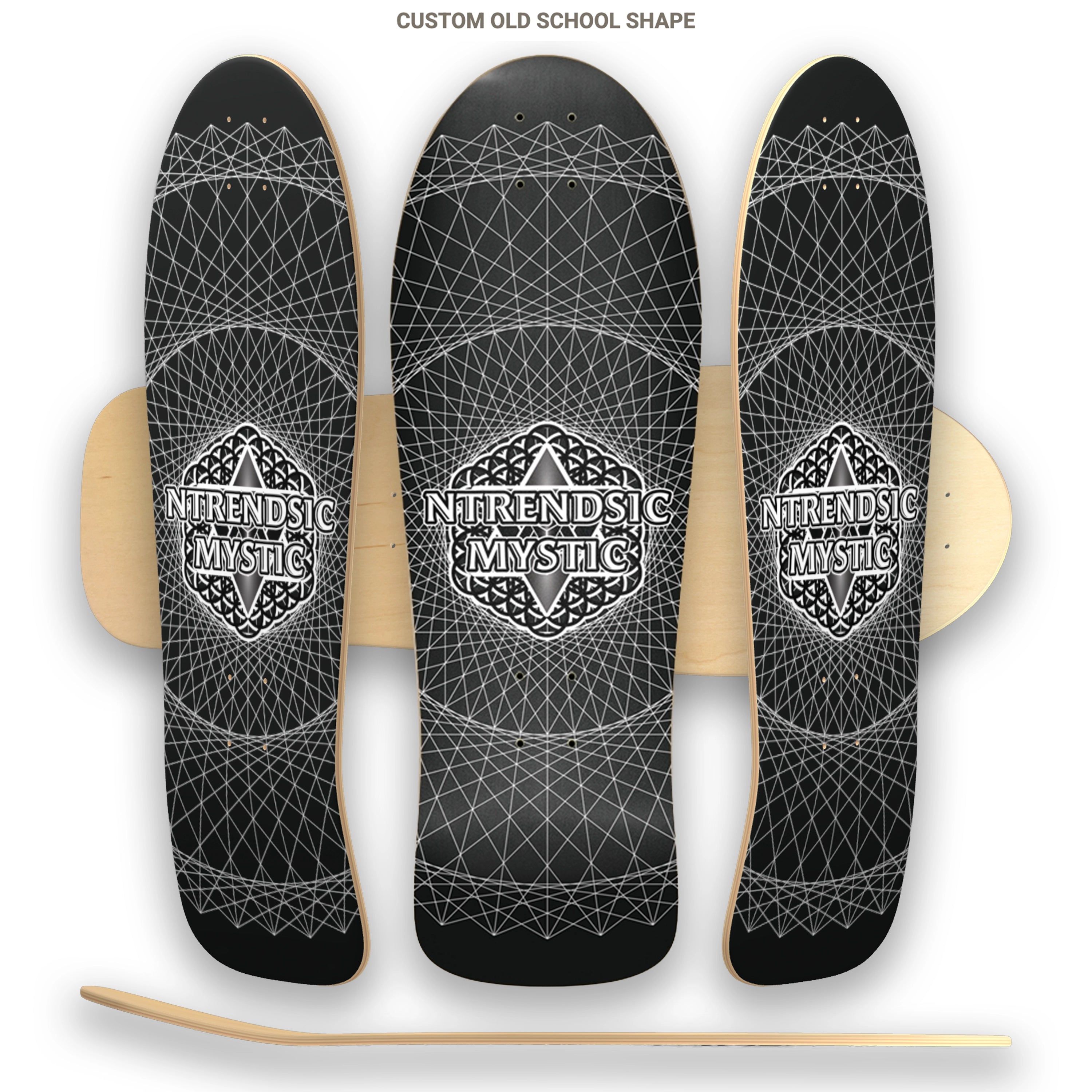 LOCKED IN | Old School Deck by NTrendSic Mystic | 10.25 x 30