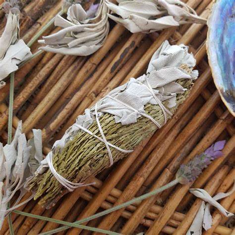 White Sage + Cedar Smudge Stick Bundle | 3-Pack