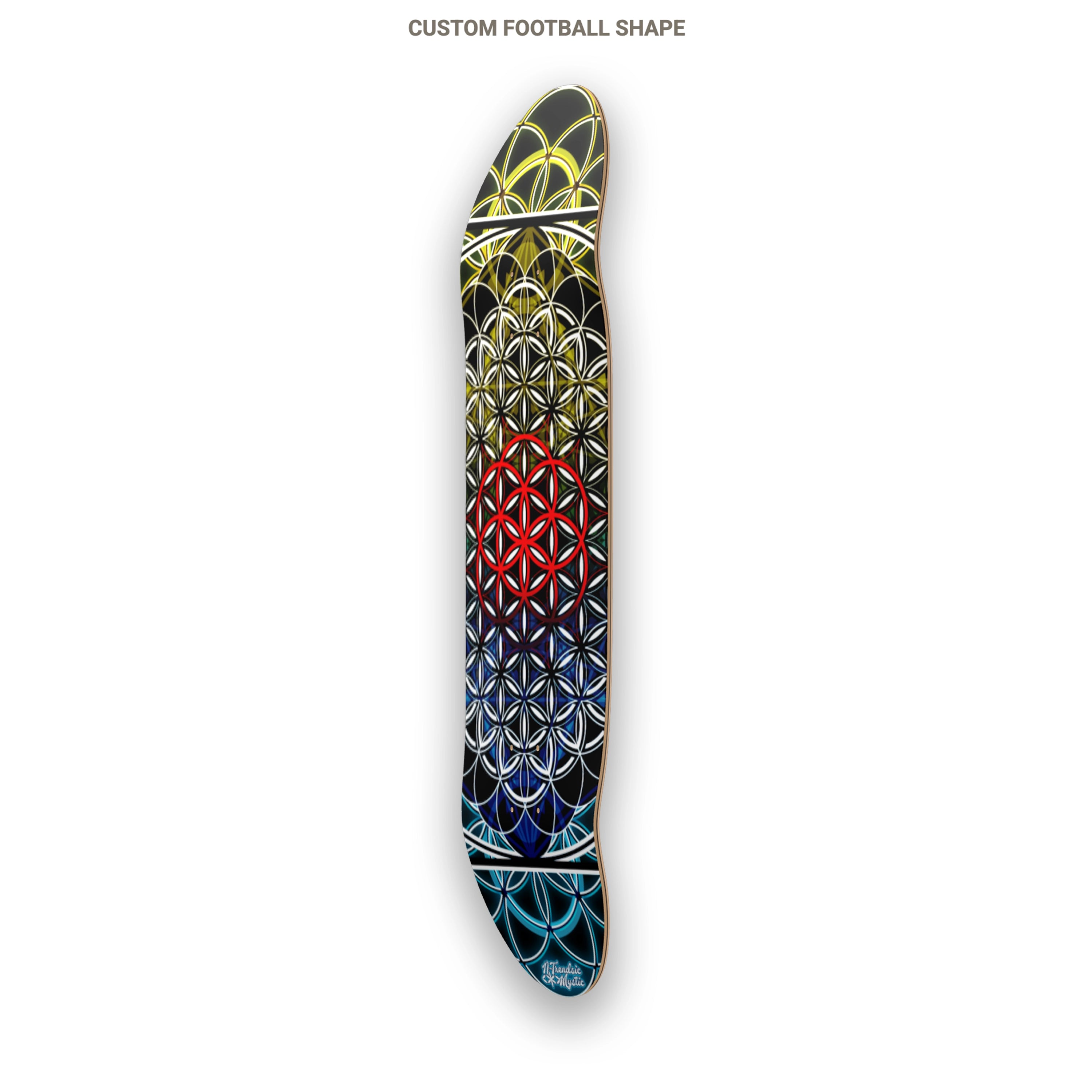 PLANTED | Football Shape Skateboard Deck | 8.87 × 32