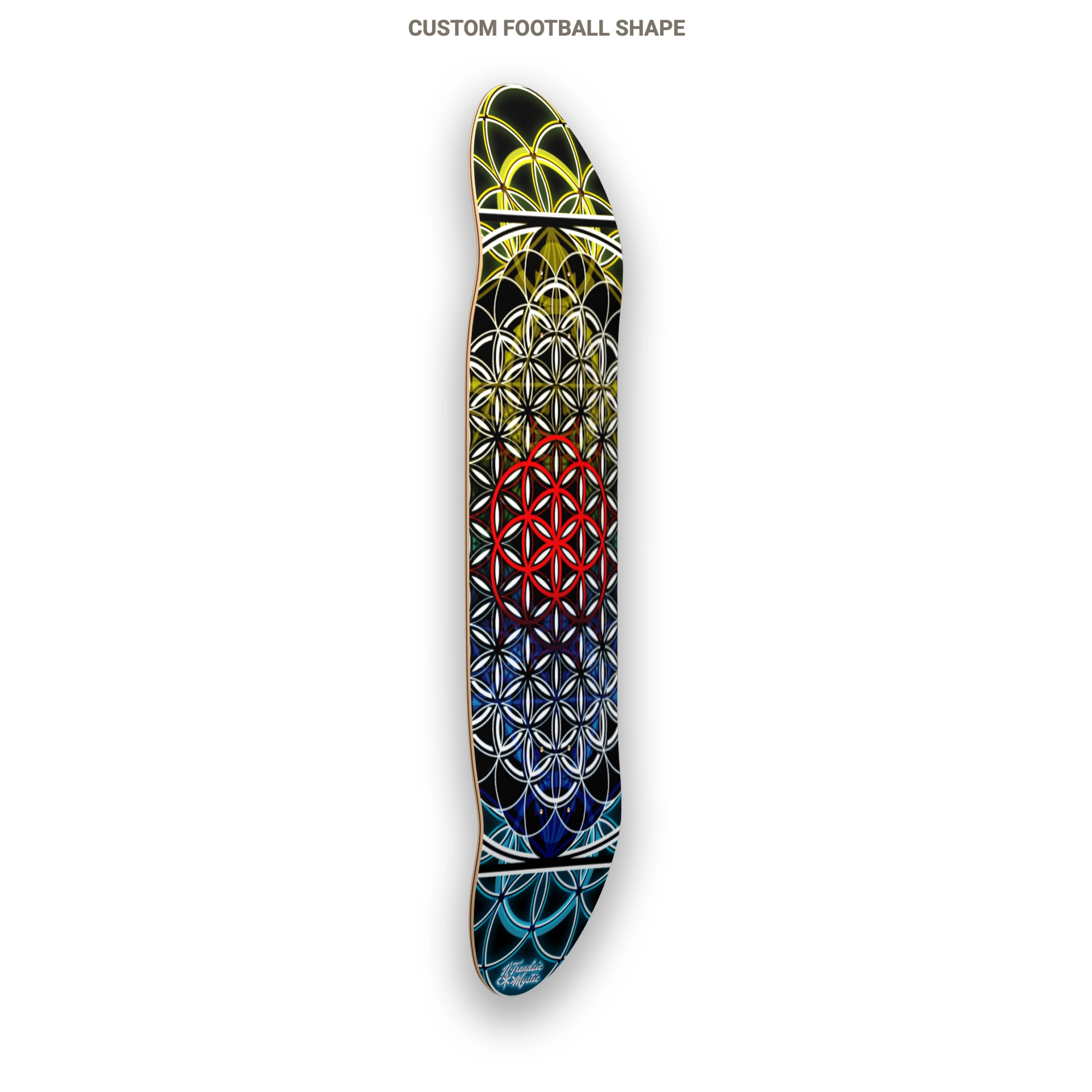 PLANTED | Football Shape Skateboard Deck | 8.87 × 32