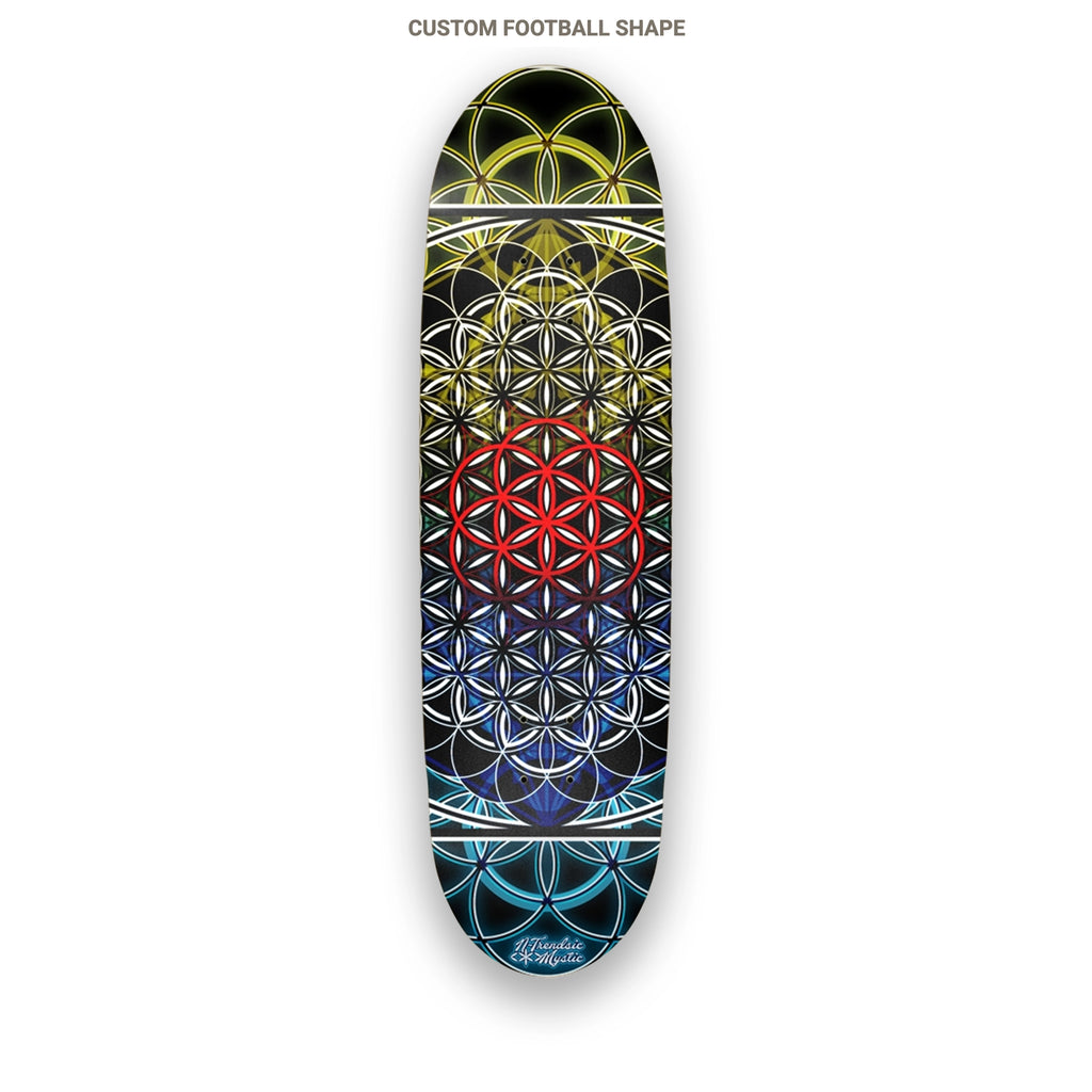 PLANTED | Football Shape Skateboard Deck | 8.87 × 32