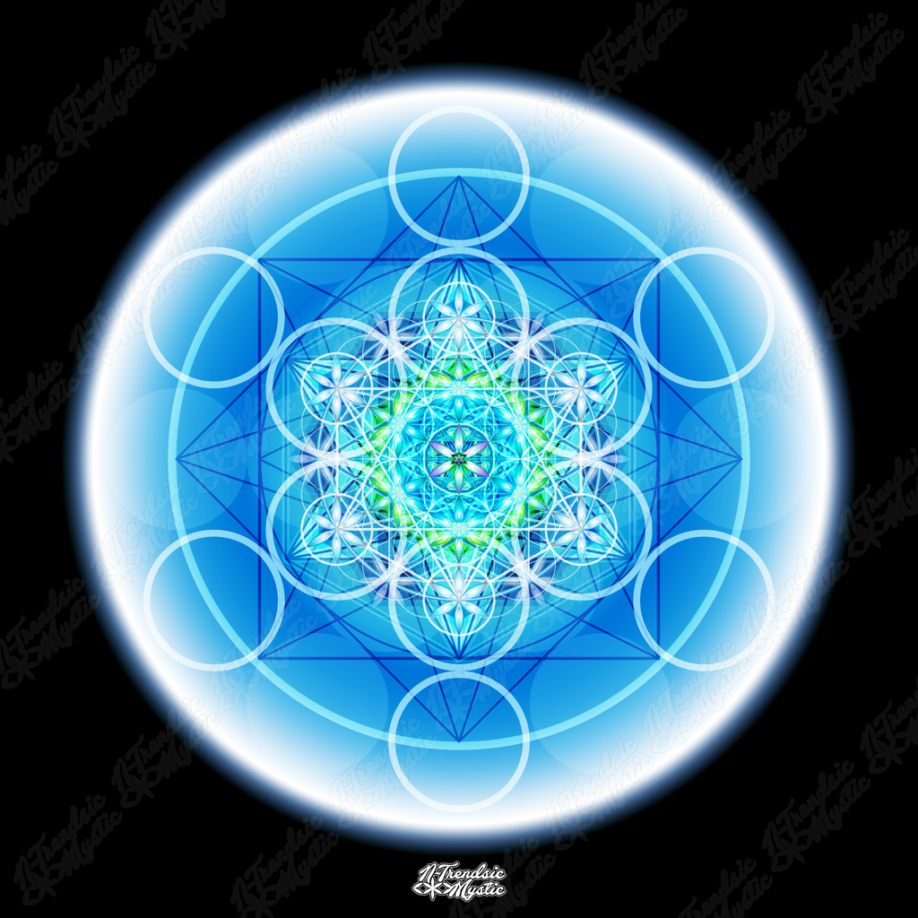 High-resolution sacred geometry digital artwork by NTrendSic Mystic — Sacred Nest Orb, mandala-style design for meditation, balance, and spiritual presence.