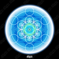 High-resolution sacred geometry digital artwork by NTrendSic Mystic — Sacred Nest Orb, mandala-style design for meditation, balance, and spiritual presence.