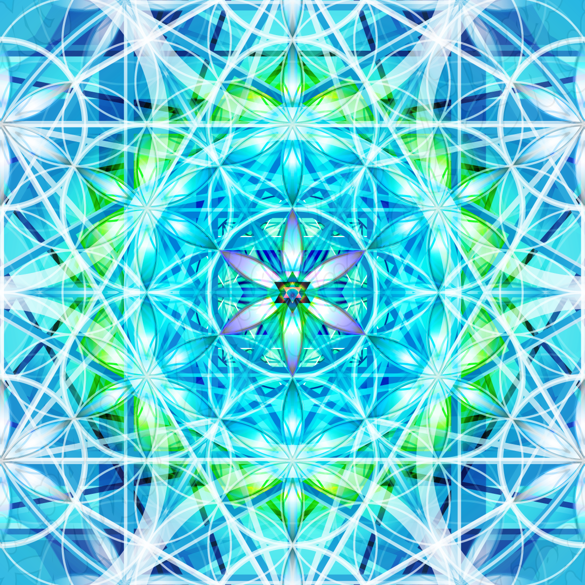 High-resolution sacred geometry digital artwork by NTrendSic Mystic — Sacred Nest Orb, mandala-style design for meditation, balance, and spiritual presence.