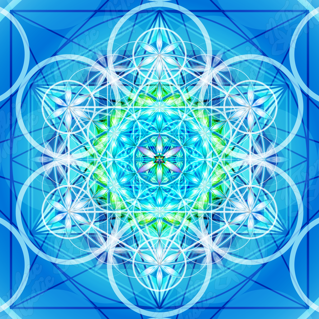 High-resolution sacred geometry digital artwork by NTrendSic Mystic — Sacred Nest Orb, mandala-style design for meditation, balance, and spiritual presence.
