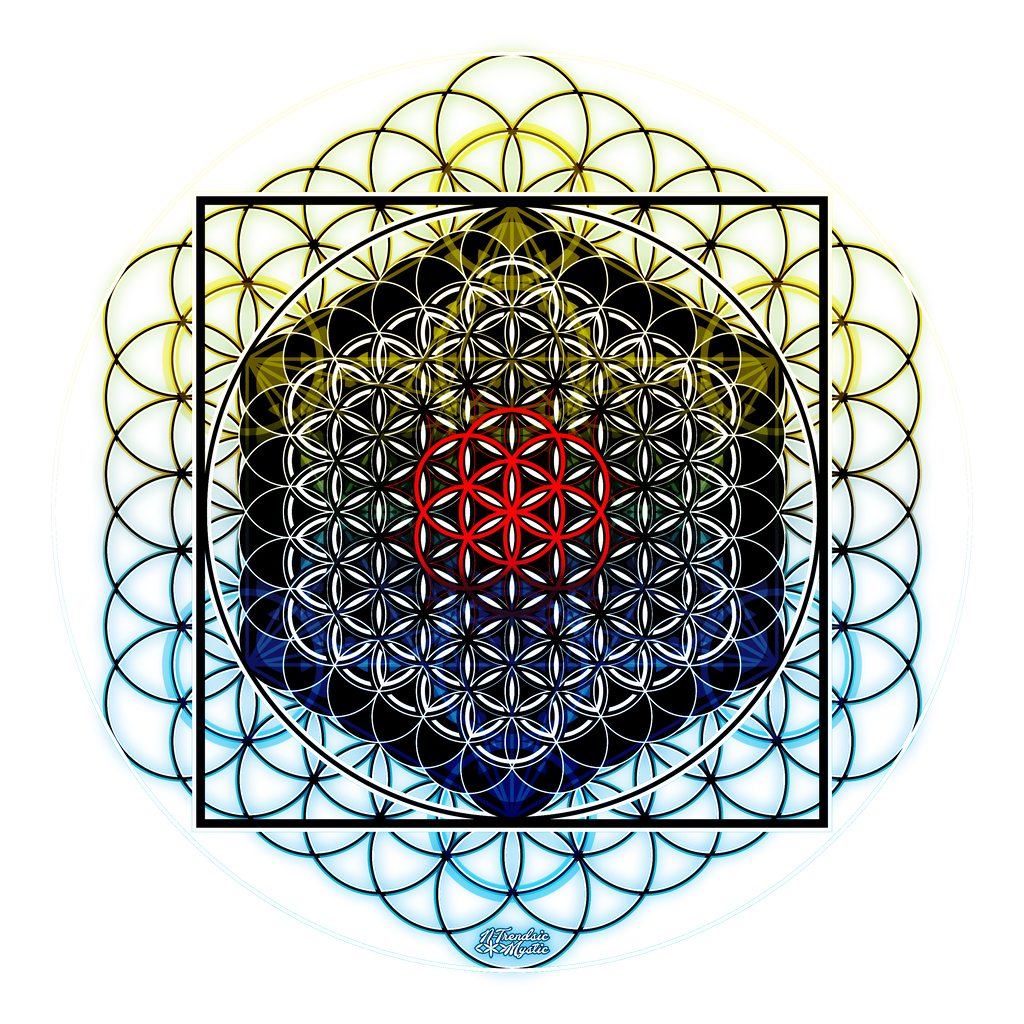 Men’s SATOR Cipher AOP Cotton Tee | NTrendSic Mystic Custom T-Shirt