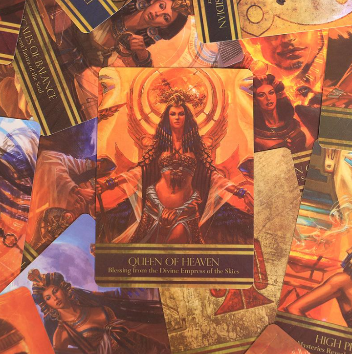 Isis Oracle | Divine Feminine Wisdom (44 Cards + 220‑Page Guidebook)