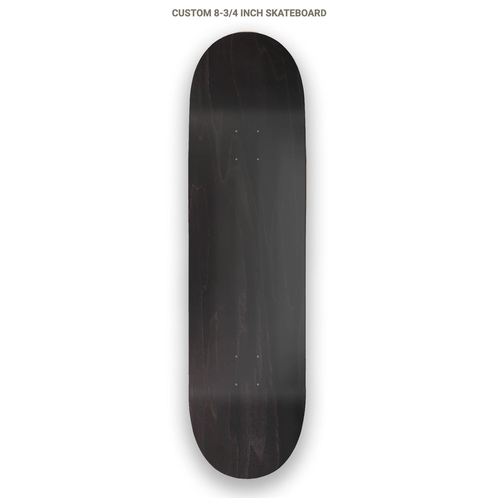 The Armory monochrome sacred geometry skateboard deck with repeating Flower of Life pattern on 7-ply Canadian maple, designed by NTrendSic Mystic.